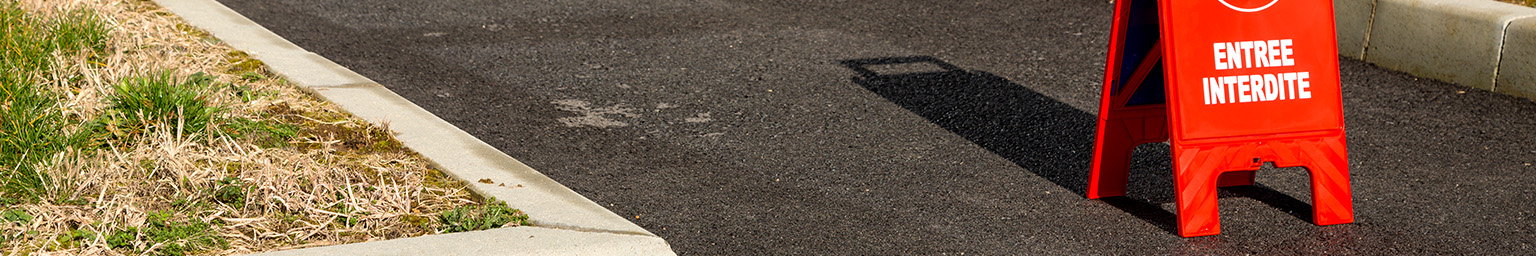 Chevalets d'interdiction