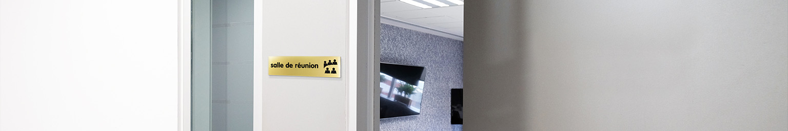 Plaques de porte Argent & Or