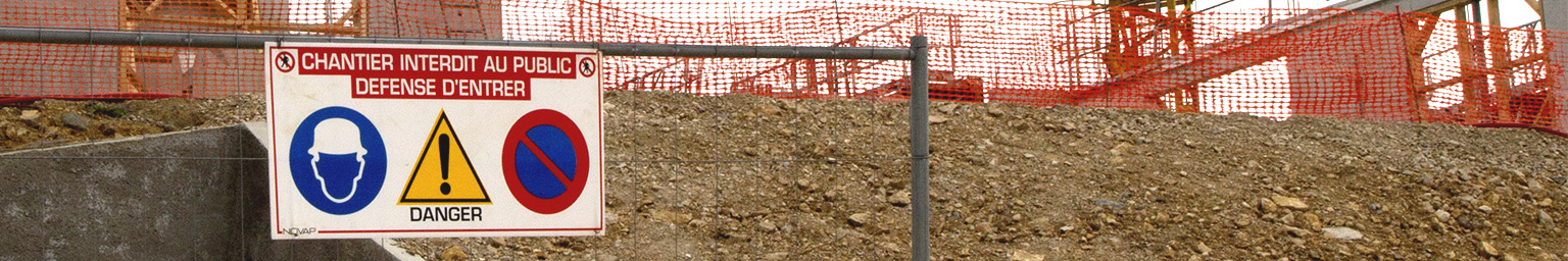 Panneaux de chantier