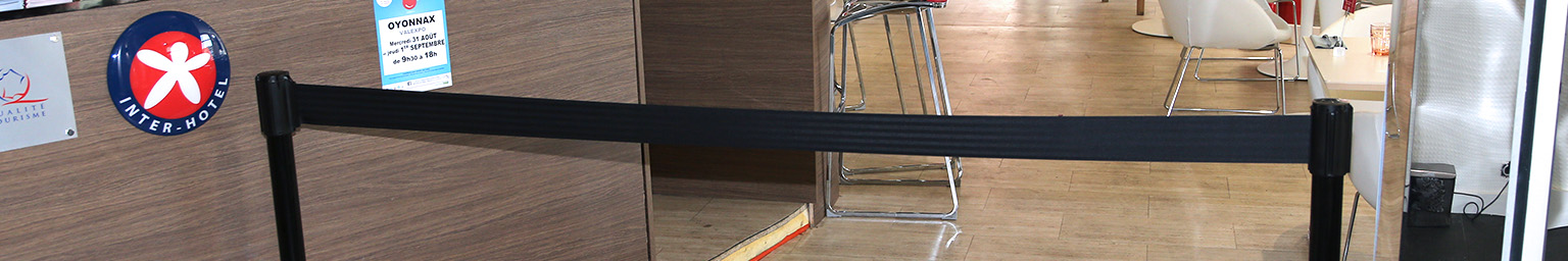 Poteaux à sangle 100mm - Tube Aluminium Poteaux à sangle 100mm - Tube Aluminium