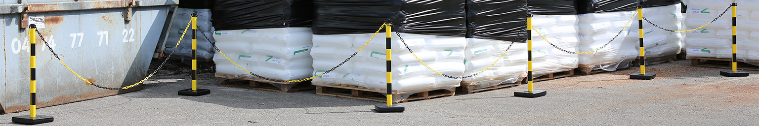 Poteaux PVC à lester