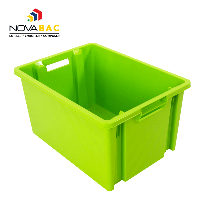 Boite de rangement Novabac 6 au 54 Litres Vert Laser - Novap