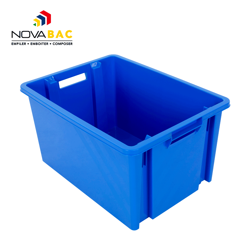 Boite de rangement Novabac 6 au 54 Litres Bleu Electrique - Novap