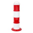 Balise de signalisation modulable Rouge/Blanche - Novap