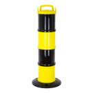 Balise de signalisation modulable Jaune/Noire - Novap