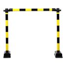 Barrière Express 1 lisse 1m Jaune/Noir - Novap