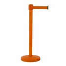 Potelet COLOR alu Orange à sangle Orange sur socle portable - Novap