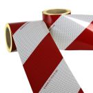 Kit balisage véhicule adhésif - 2 rouleaux (D et G) de 9m - Classe B - Novap