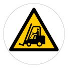 Disques danger chariot élévateur pour sol - Novap