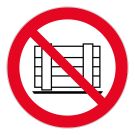 Panneau ne pas obstruer pour sol - Ø 300 mm - Novap
