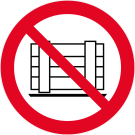 Panneau ne pas obstruer pour sol - Ø 300 mm - Novap