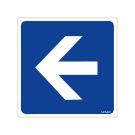 Panneau Fl&egrave;che de direction - Rigide 480x480mm - 4010069
