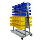 Chariot sur roues &eacute;quip&eacute; de bacs 1L et 3L - Novap