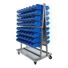 Chariot sur roues &eacute;quip&eacute; de bacs 2L - Novap