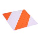 Dalle podotactile intérieure/extérieure Orange/Blanc - Novap