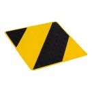 Dalle podotactile intérieure/extérieure Noir/Jaune - Novap