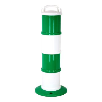 Balise de signalisation modulable Verte/Blanche - Novap