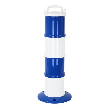 Balise de signalisation modulable Bleue/Blanche - Novap
