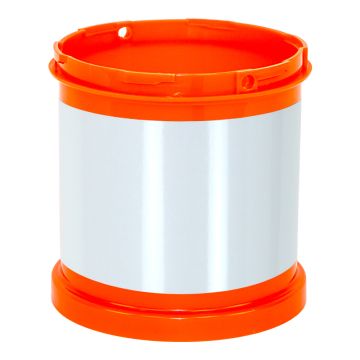 Segment Orange fluo avec film rétroréfléchissant - Novap