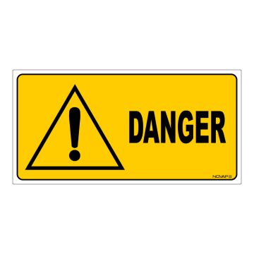 Panneau Danger - Rigide 960x480mm - 4000404