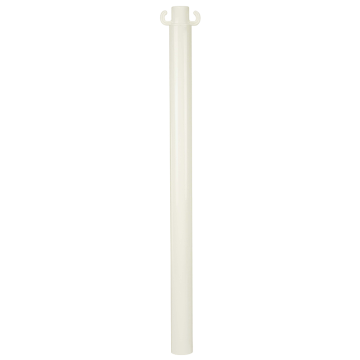 Poteau acier Blanc sans manchon - Novap