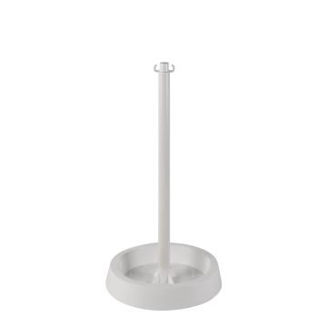 Poteau PVC Blanc sur socle terrasse à lester - Novap