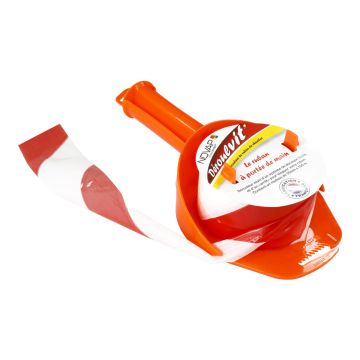Dérouleur de ruban 50mm x 200m Orange - Déroulvit - Novap