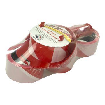 Lot 3 Rubans 50mm x 100m + 1 Déroulvit' rouge - Novap