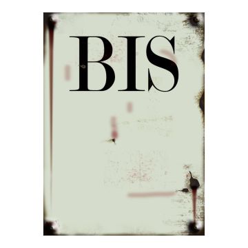 N° Bis - vintage rigide adhésif fond beige - 4004501