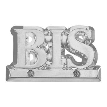 N° Bis - Zamak Chromé 80mm - 4005225