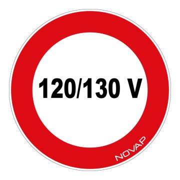 Panneau 120/130 volts - Rigide Ø80mm - 4020358