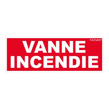 Panneau Vanne incendie - Rigide 330x120mm - 4030449