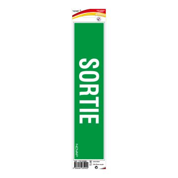 Panneau Sortie - Vinyle adhésif 330x75mm - 4035925