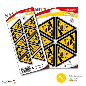 Pictogramme Danger substances corrosives - Novap