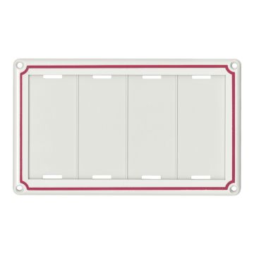 Support 4 espaces fond Beige - 4317182