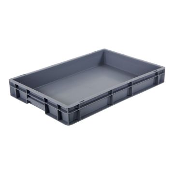 Bac gerbable - 600x400x75 mm 12L gris norme Europe - Novap
