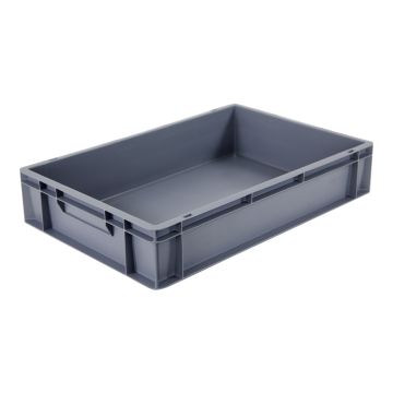 Bac gerbable - 600x400x120 mm 21L gris norme Europe - Novap
