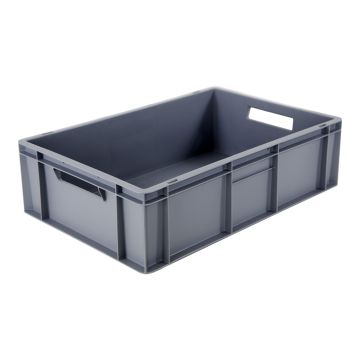 Bac 600x400x170 mm 30L gris norme Europe - Novap
