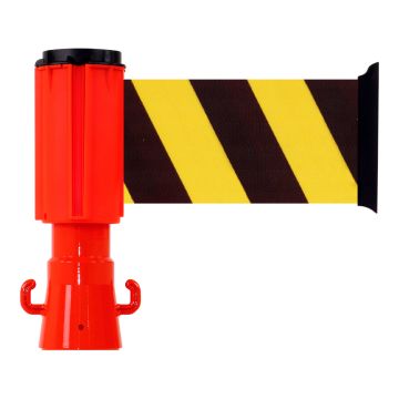 Dérouleur de sangle 100mmx3m Jaune/Noir - Novap