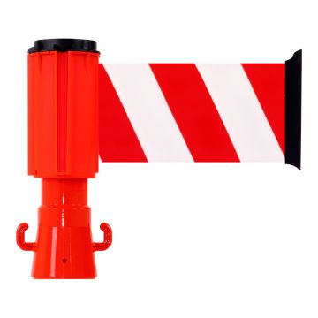 Dérouleur 100mmx3m Rouge/Blanc - Novap