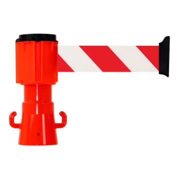 Dérouleur de sangle Rouge/Blanc pour cônes - Novap