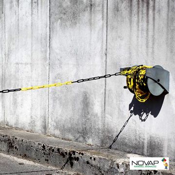 Dérouleur de chaîne Ø 6mm Jaune/Noir - Novap