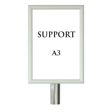 Support d'information A3 Alu avec collier - 2034005