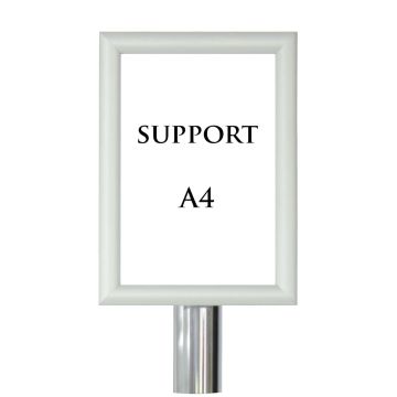 Support d'information A4 Alu avec collier - 2034012
