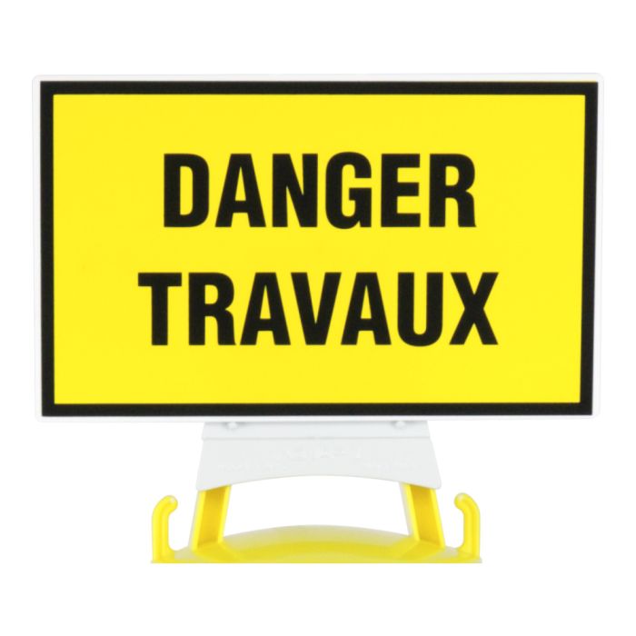 Panneau Danger travaux + support pour balise modulable - Novap