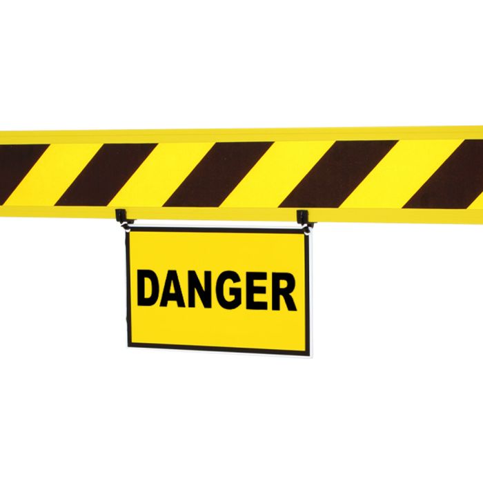 Panneau - Danger - pour barrière fixe - Novap