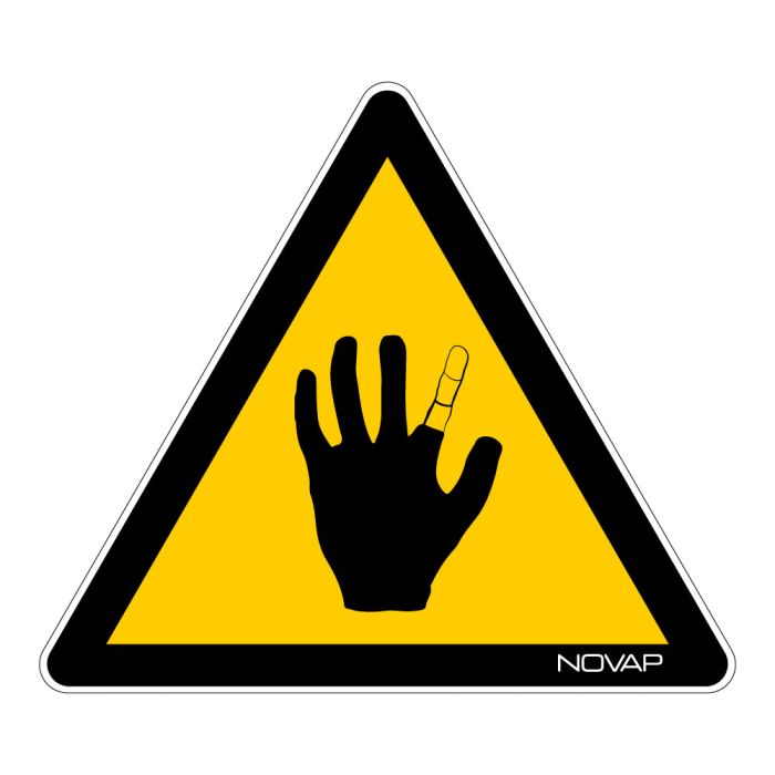 Panneau Danger de corrosion - Novap