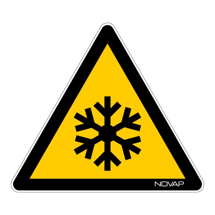 Panneau Danger températures basses - Novap