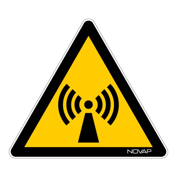 Panneau Danger radiations non ionisantes - Novap