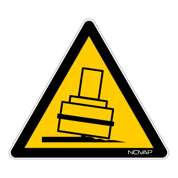 Panneau Danger risque de basculement - Novap